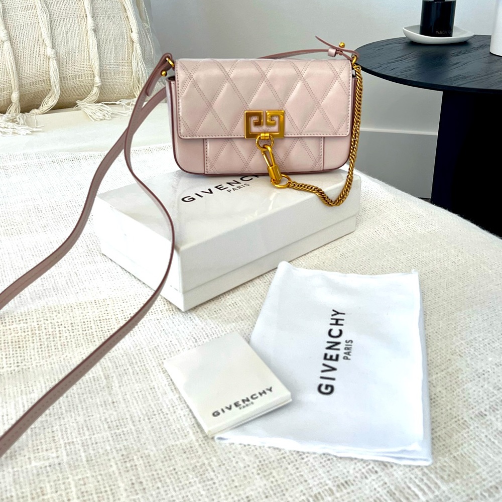 Givenchy Blush Crossbody with Gold Hardware